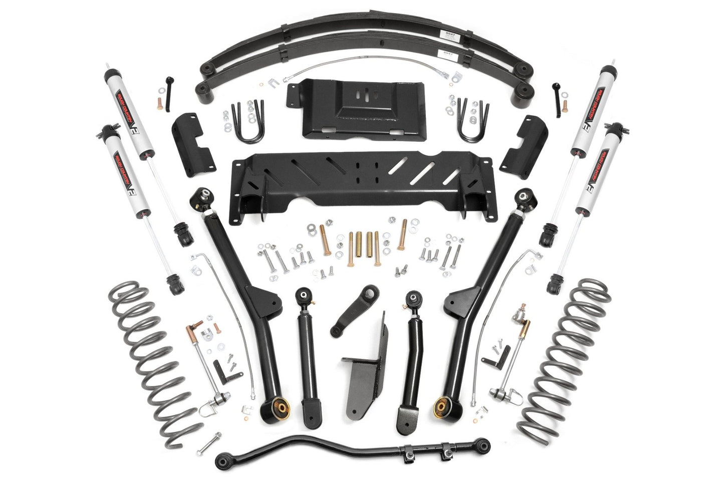 4.5 Inch Lift Kit | Long Arm | RR Leafs | NP242 | V2 | Jeep Cherokee XJ (84-01) Rough Country