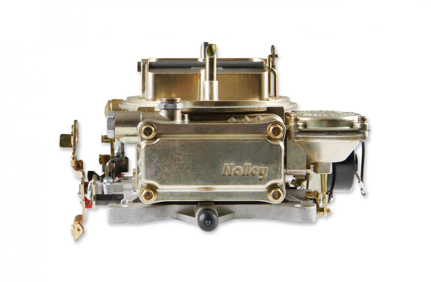 Classic Carburetor 465 CFM 4160 Vacuum Secondaries Gold Dichromate Gasoline Holley-2