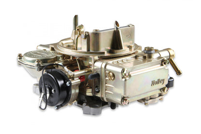 Classic Carburetor 465 CFM 4160 Vacuum Secondaries Gold Dichromate Gasoline Holley-5