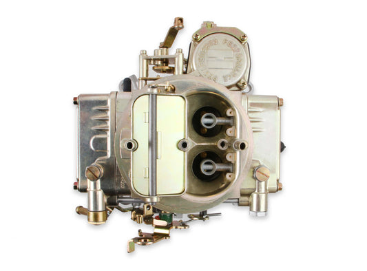 Classic Carburetor 600 CFM 4160 Vacuum Secondaries Gold Dichromate Gasoline Holley-1