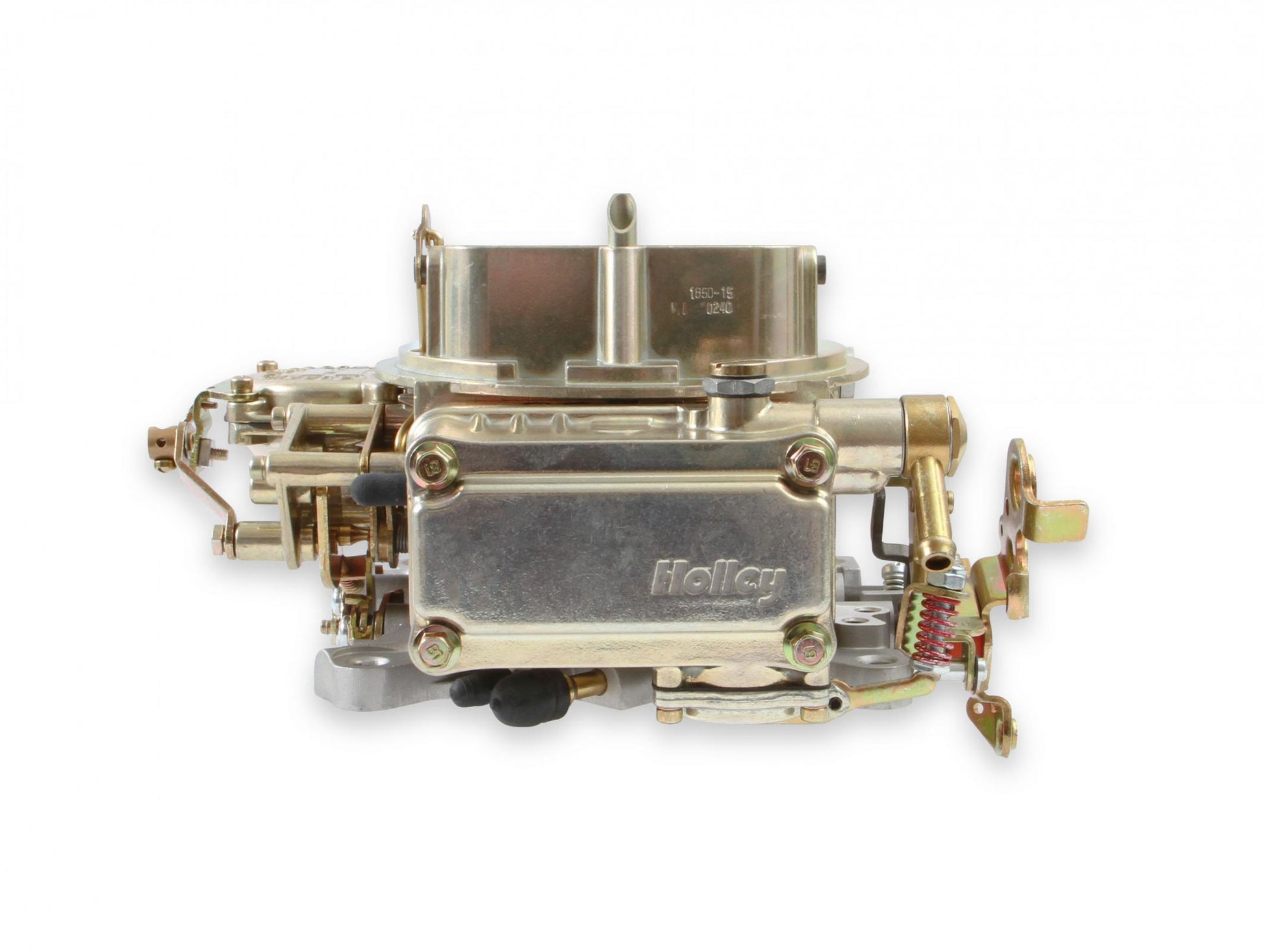 Classic Carburetor 600 CFM 4160 Vacuum Secondaries Gold Dichromate Gasoline Holley-12