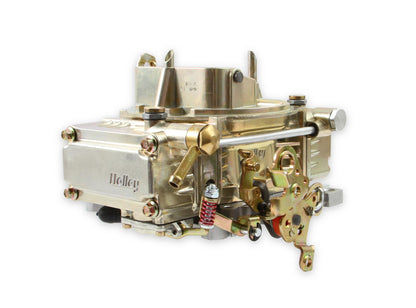 Classic Carburetor 600 CFM 4160 Vacuum Secondaries Gold Dichromate Gasoline Holley-13