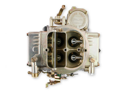 Classic Carburetor 600 CFM 4160 Vacuum Secondaries Gold Dichromate Gasoline Holley-3