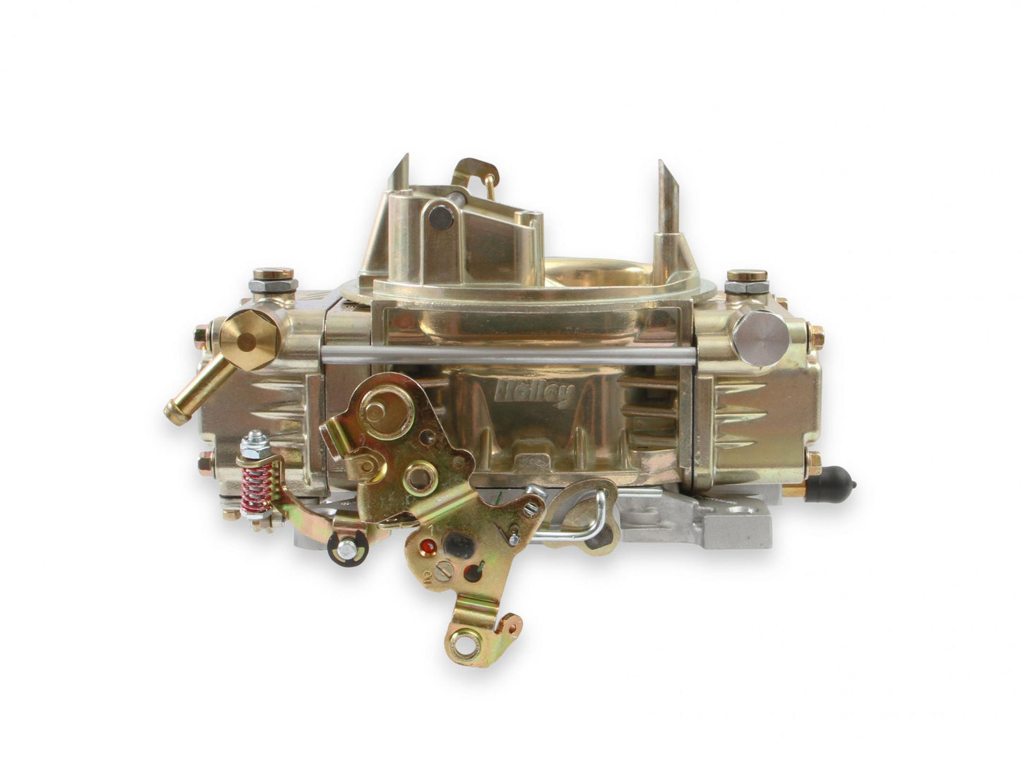 Classic Carburetor 600 CFM 4160 Vacuum Secondaries Gold Dichromate Gasoline Holley-4
