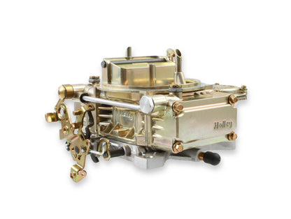 Classic Carburetor 600 CFM 4160 Vacuum Secondaries Gold Dichromate Gasoline Holley-6