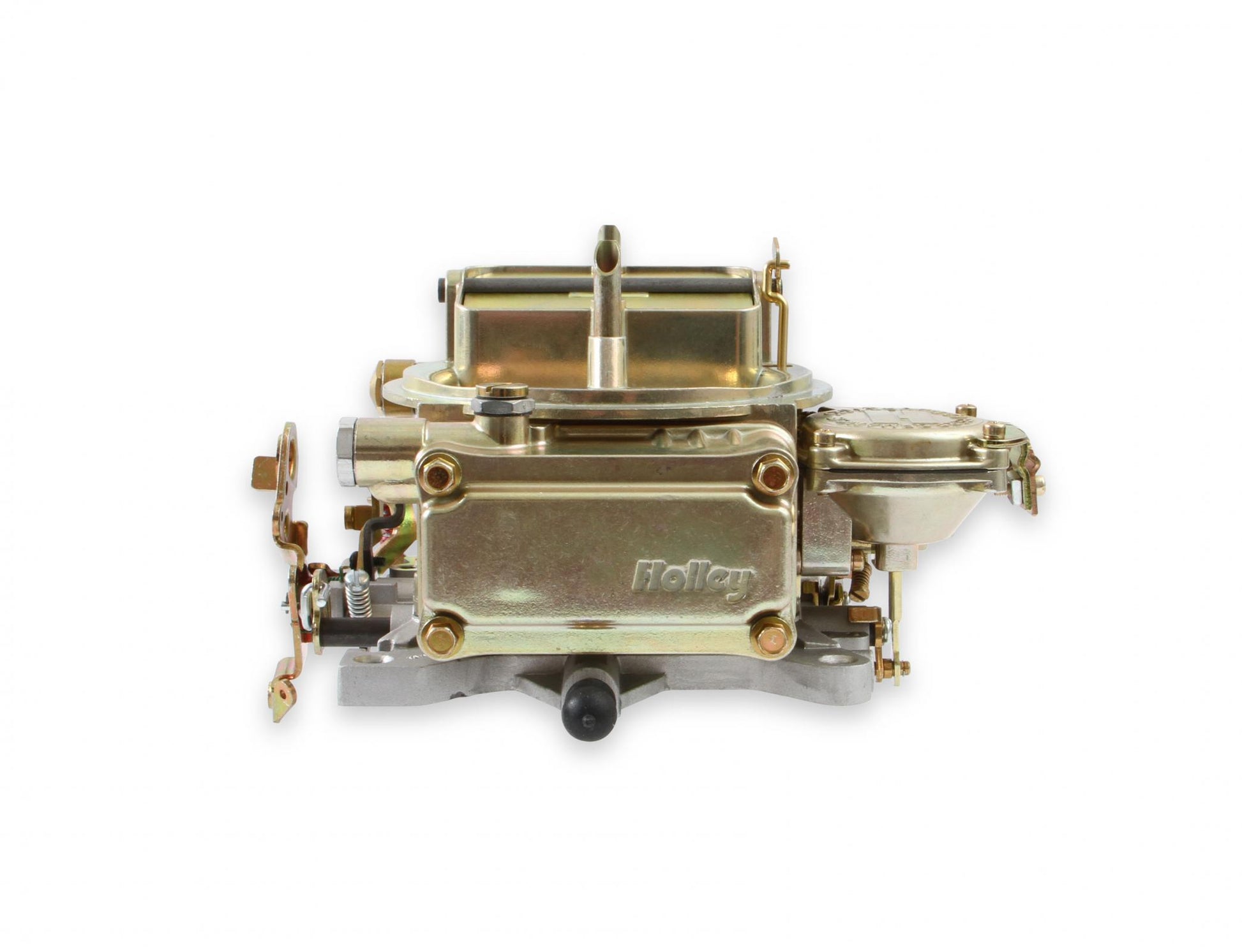 Classic Carburetor 600 CFM 4160 Vacuum Secondaries Gold Dichromate Gasoline Holley-8