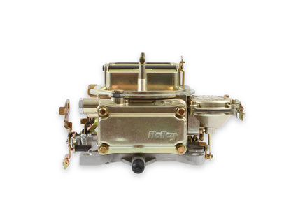 Classic Carburetor 600 CFM 4160 Vacuum Secondaries Gold Dichromate Gasoline Holley-8