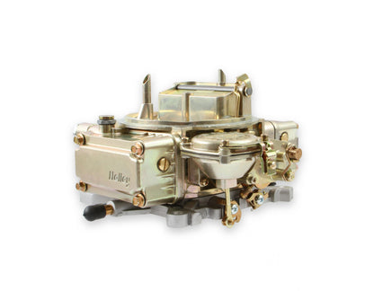 Classic Carburetor 600 CFM 4160 Vacuum Secondaries Gold Dichromate Gasoline Holley-9