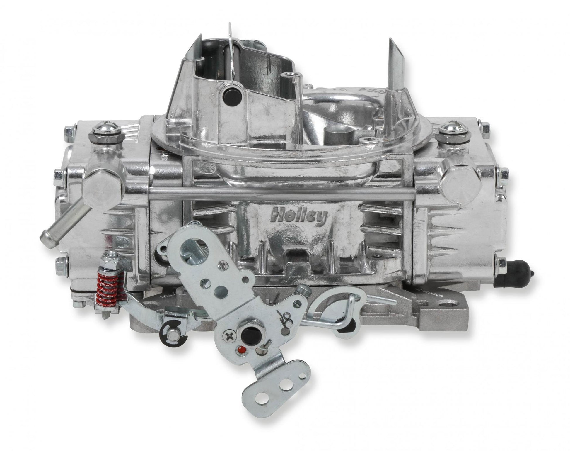 Street Warrior Carburetor 600 CFM 4160 Vacuum Secondaries Shiny Gasoline Holley-2