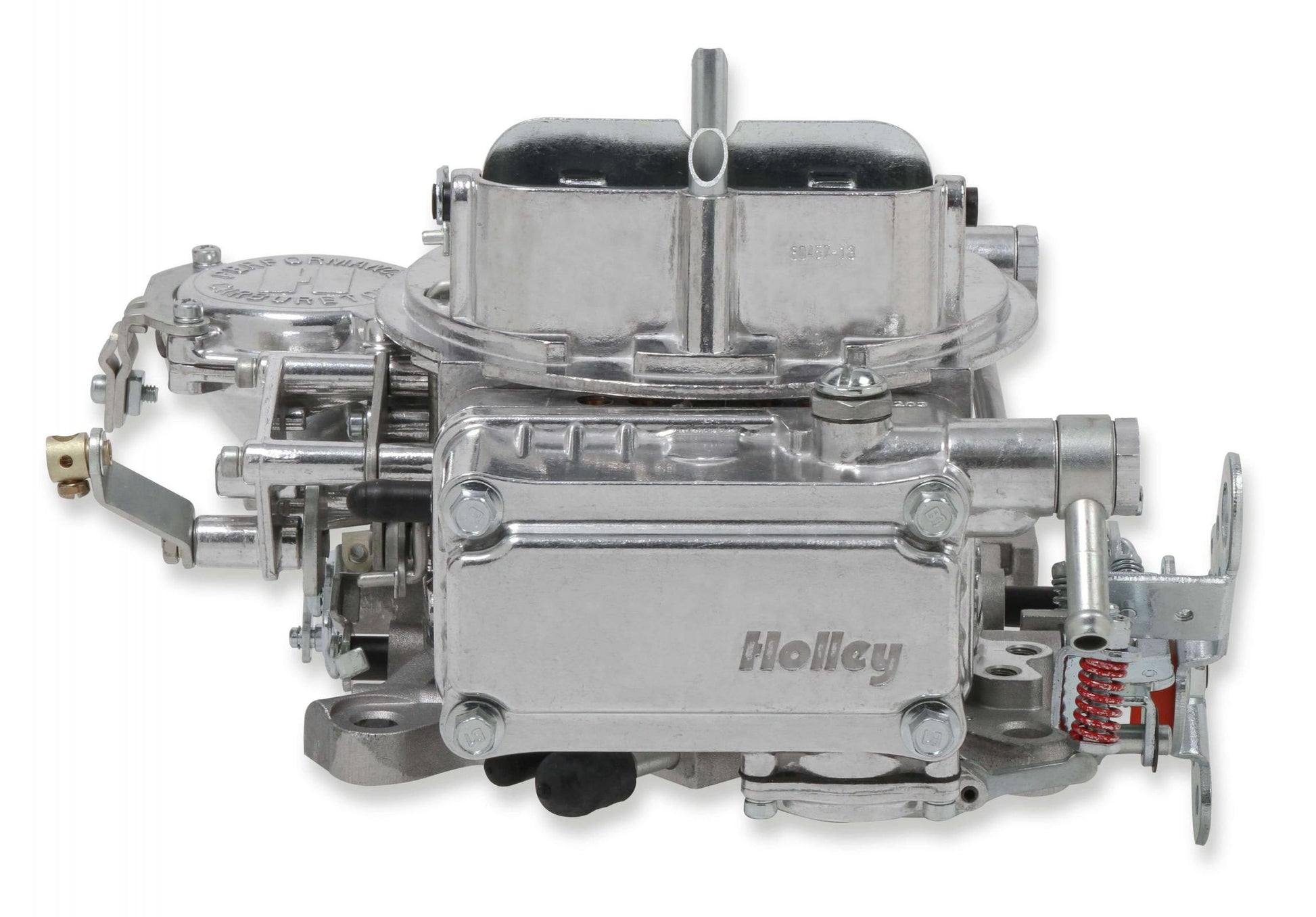 Street Warrior Carburetor 600 CFM 4160 Vacuum Secondaries Shiny Gasoline Holley-4