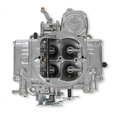 Street Warrior Carburetor 600 CFM 4160 Vacuum Secondaries Shiny Gasoline Holley-5