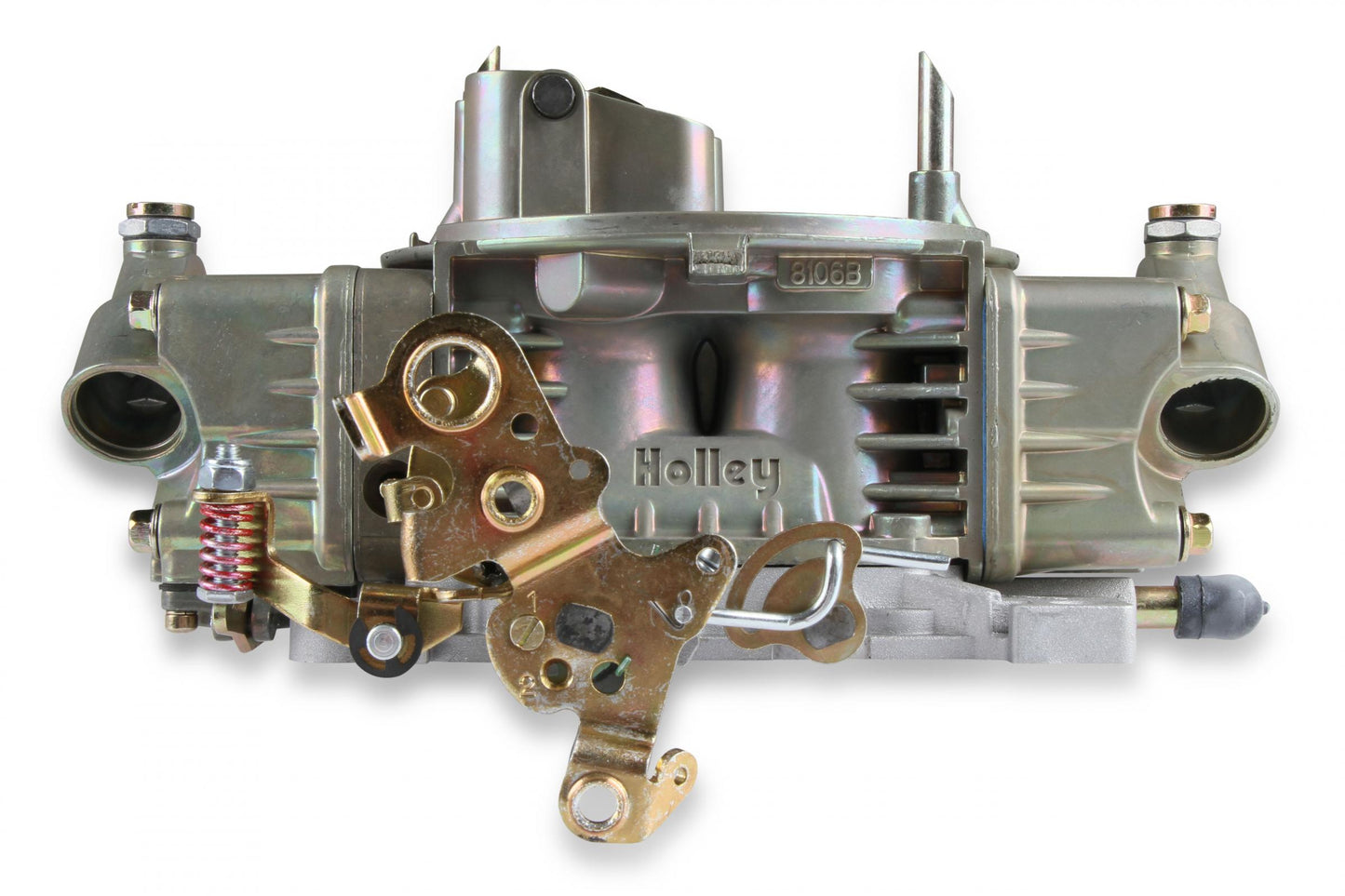 Classic Carburetor 750 CFM 4160 Vacuum Secondaries Gold Dichromate Gasoline Holley-2