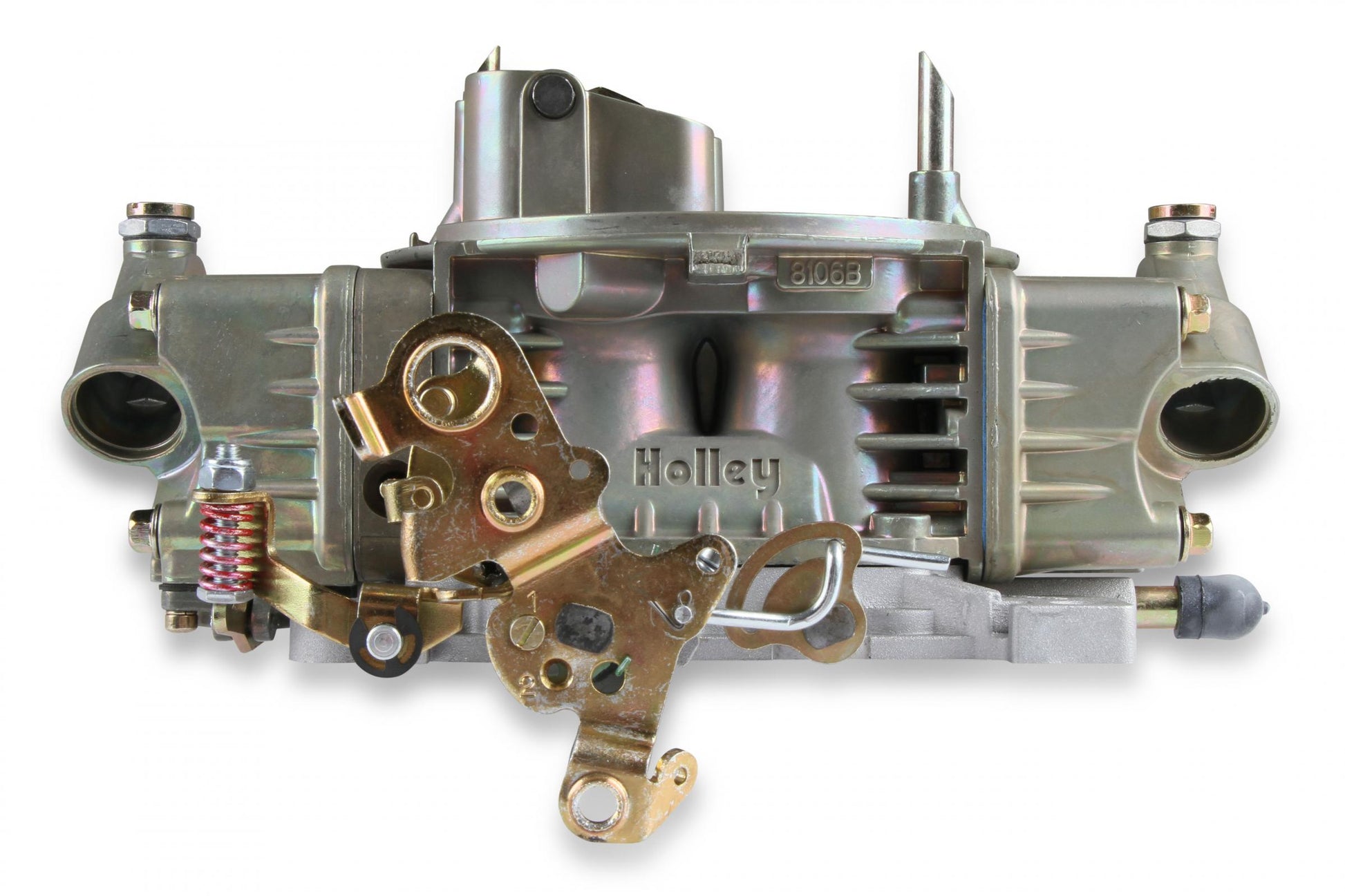 Classic Carburetor 750 CFM 4160 Vacuum Secondaries Gold Dichromate Gasoline Holley-2