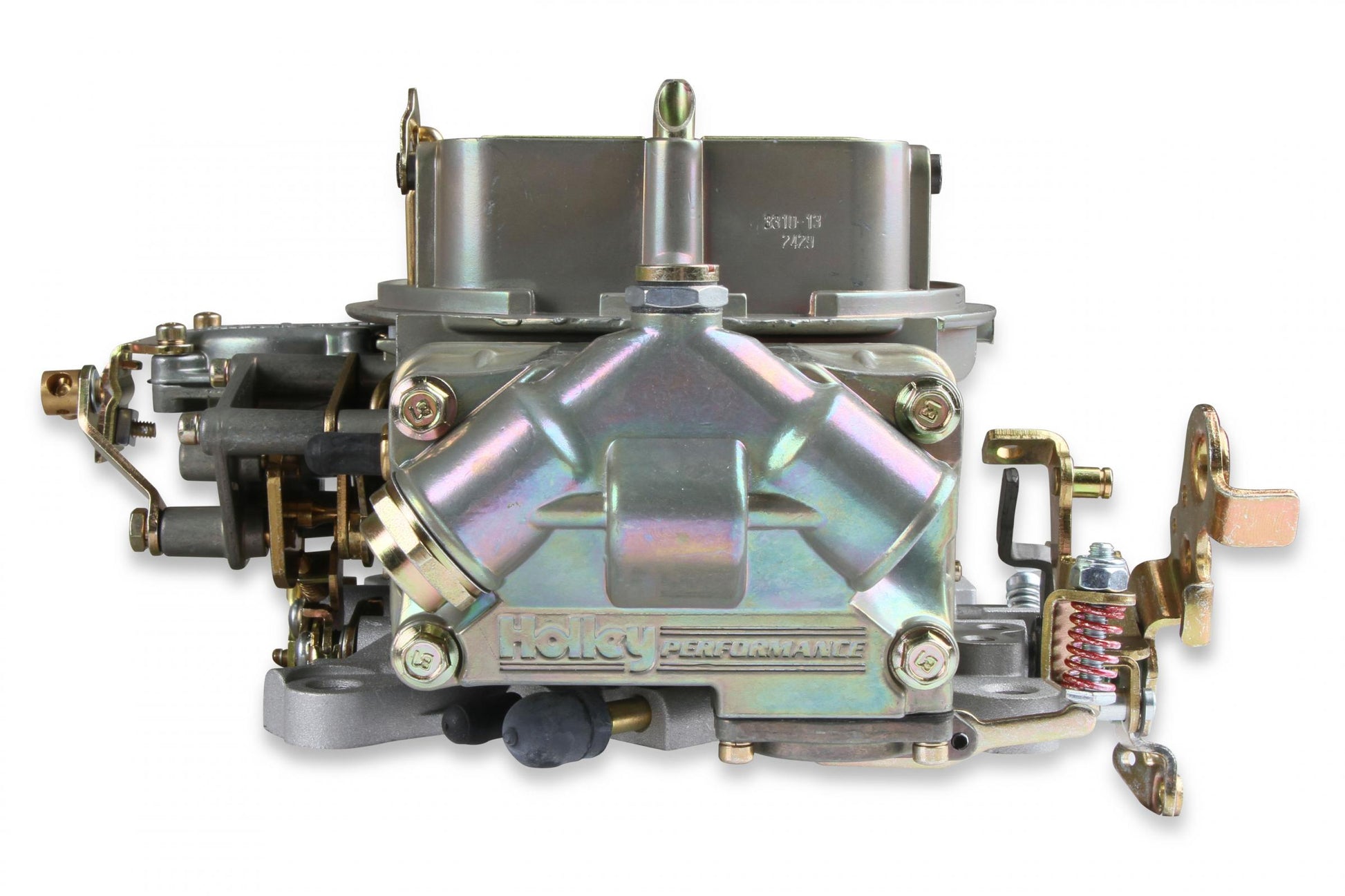 Classic Carburetor 750 CFM 4160 Vacuum Secondaries Gold Dichromate Gasoline Holley-3
