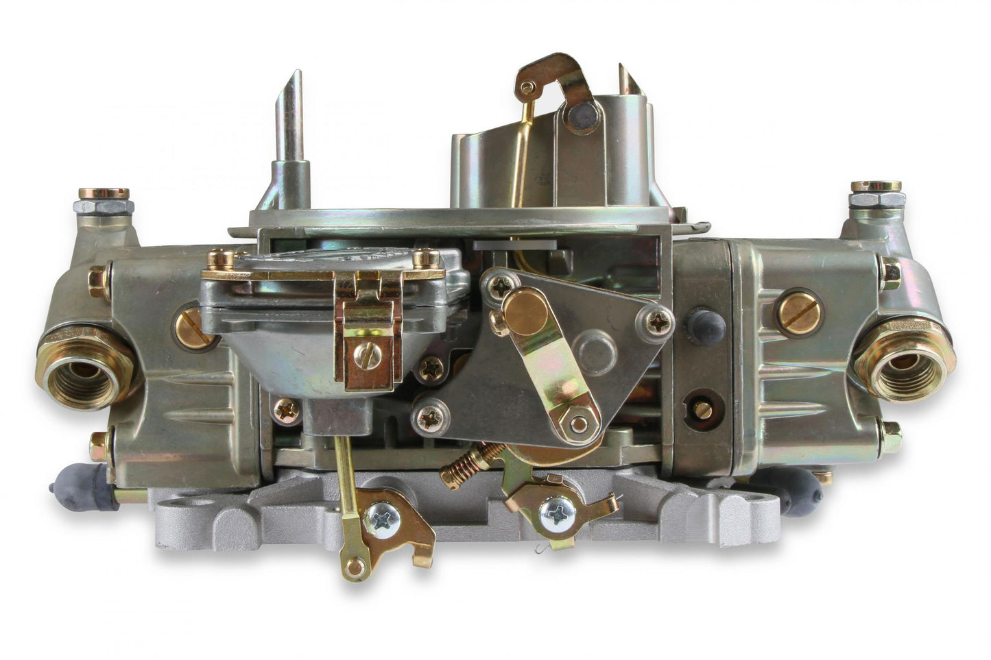 Classic Carburetor 750 CFM 4160 Vacuum Secondaries Gold Dichromate Gasoline Holley-4