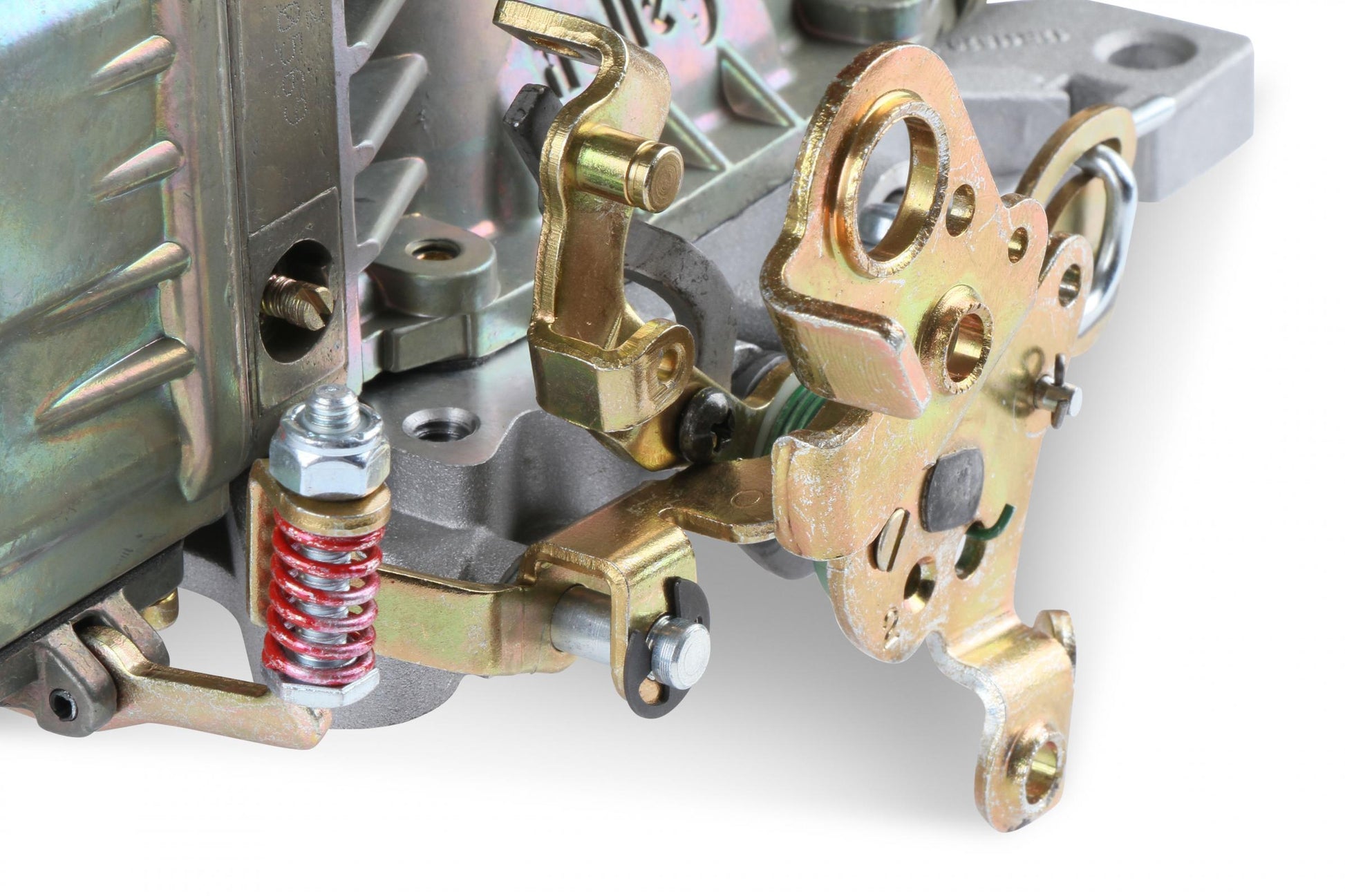 Classic Carburetor 750 CFM 4160 Vacuum Secondaries Gold Dichromate Gasoline Holley-6