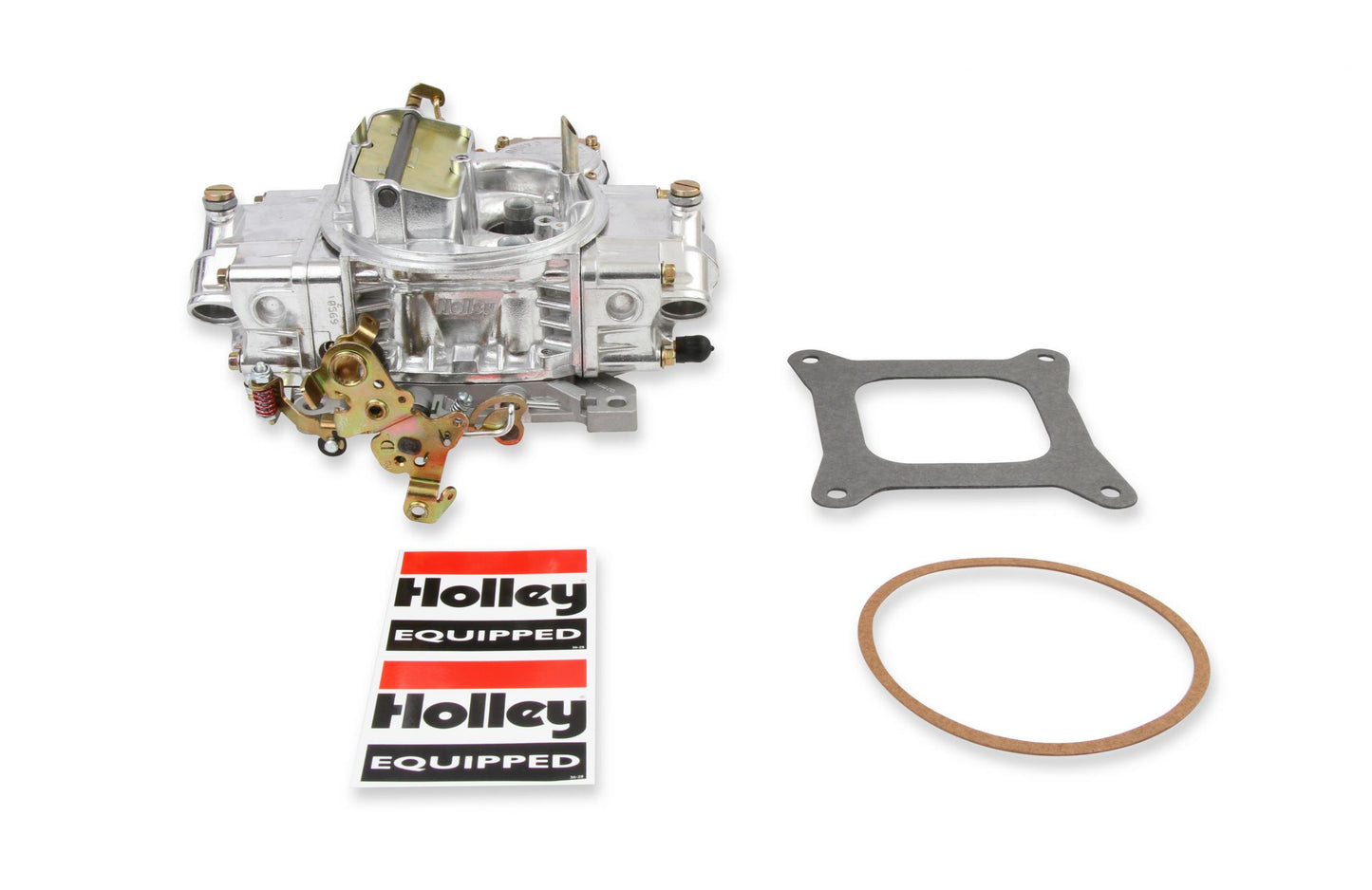 Classic Carburetor 750 CFM 4160 Vacuum Secondaries Choke Type Manual Shiny Gasoline Holley-1
