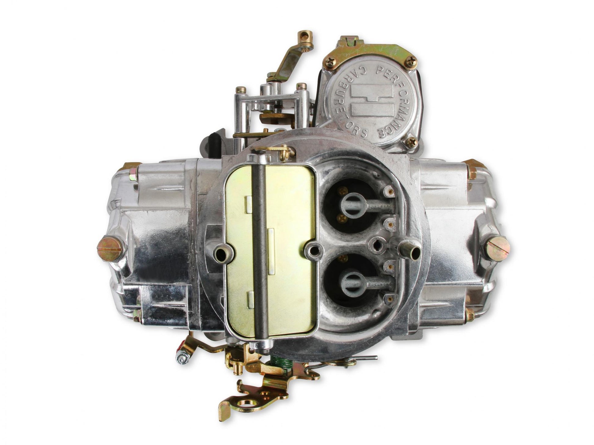 Classic Carburetor 750 CFM 4160 Vacuum Secondaries Choke Type Manual Shiny Gasoline Holley-4