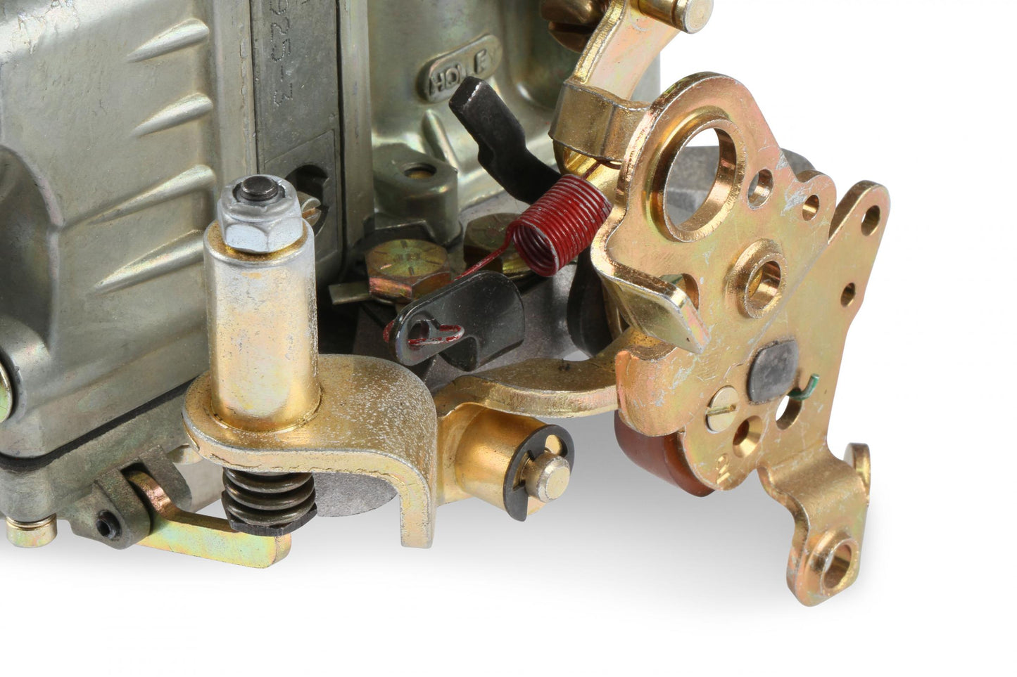 Performance 2BBL Carburetor 500 CFM 2300 Gold Dichromate Gasoline Holley-9