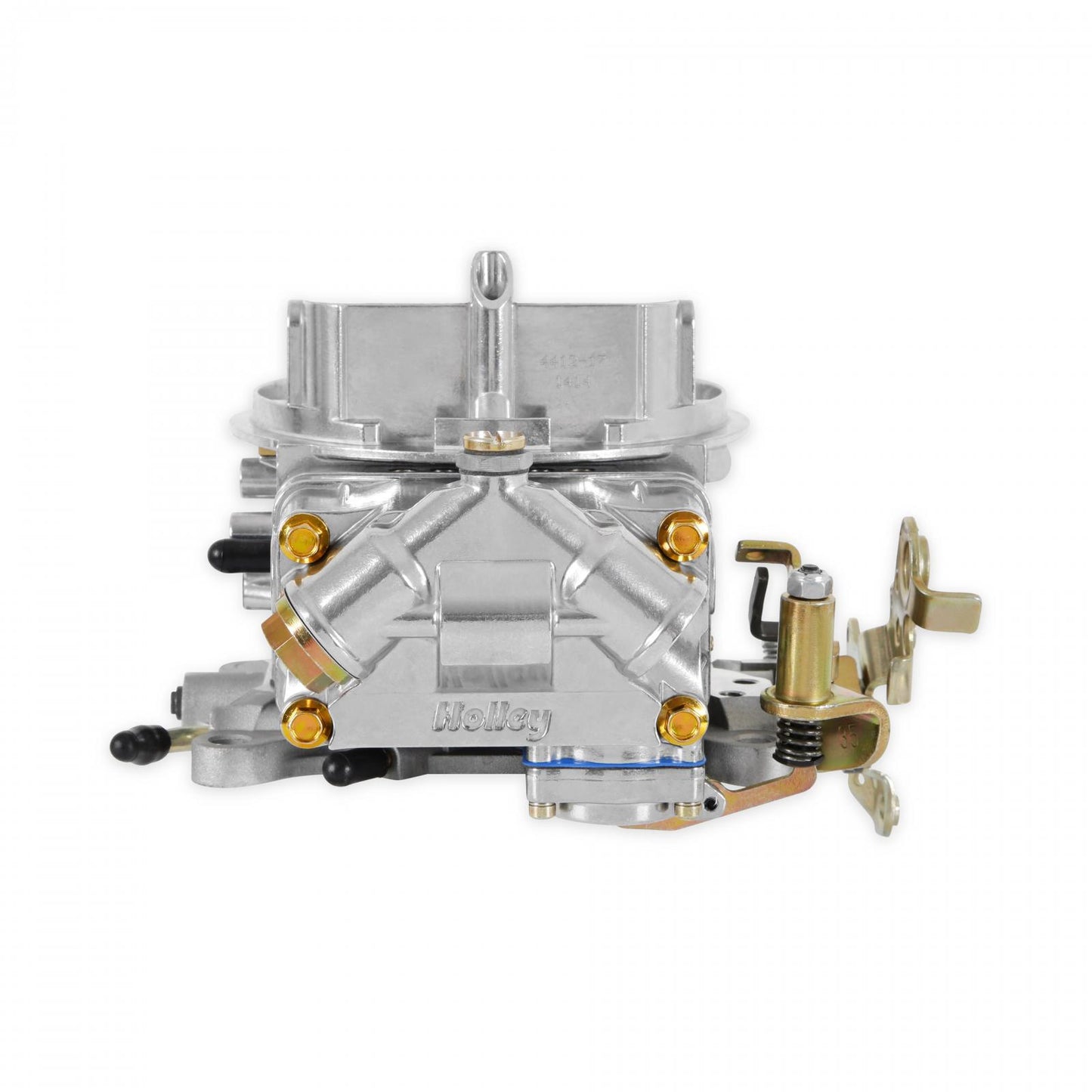Performance 2BBL Carburetor 500 CFM 2300 Gold Dichromate Gasoline Choke Type Manual Holley-7