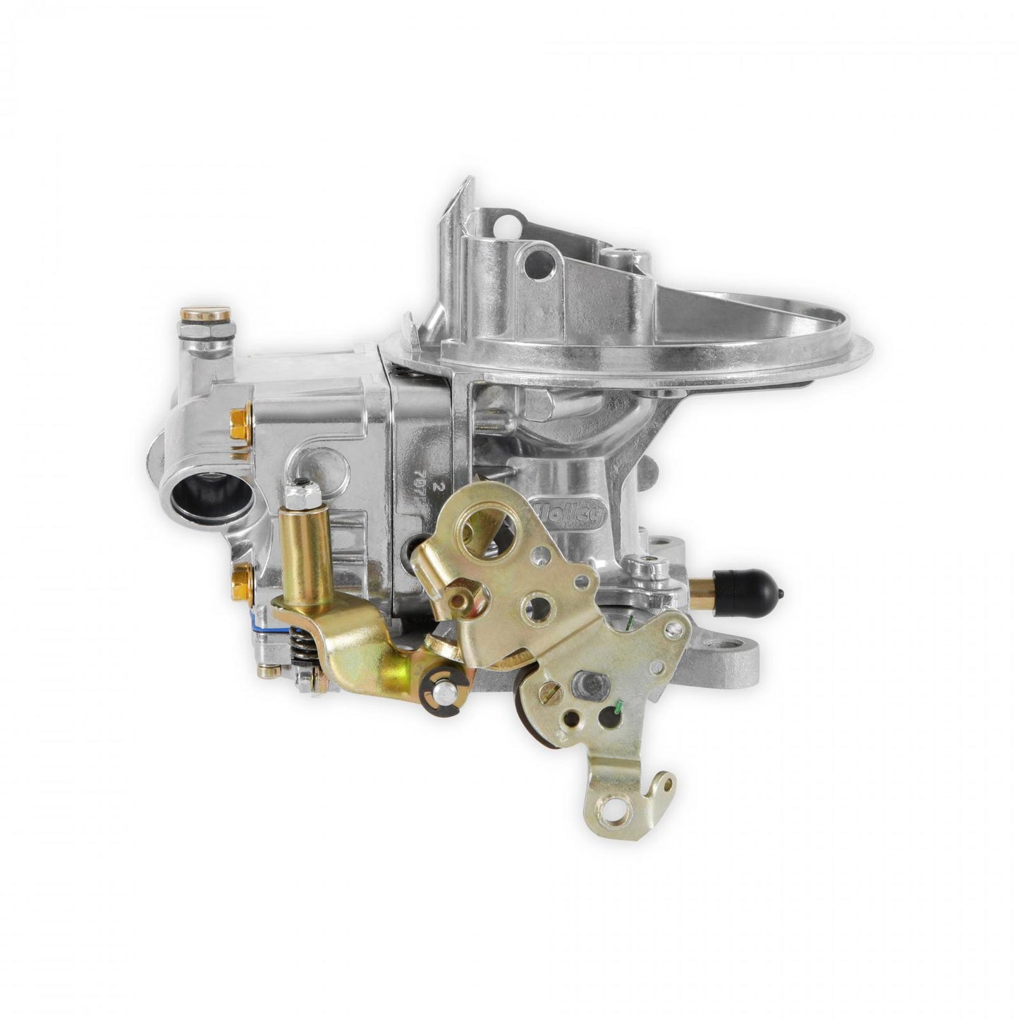 Performance 2BBL Carburetor 500 CFM 2300 Gold Dichromate Gasoline Choke Type Manual Holley-9