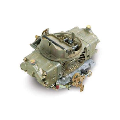 Double Pumper Carburetor 600 CFM 4150 Mechanical Secondaries Gold Dichromate Gasoline Holley