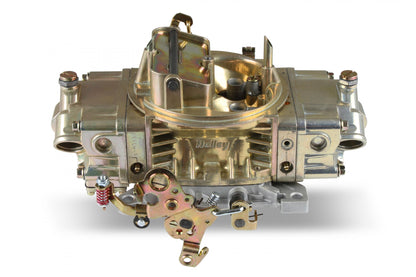 Double Pumper Carburetor 600 CFM 4150 Mechanical Secondaries Gold Dichromate Gasoline Holley-1