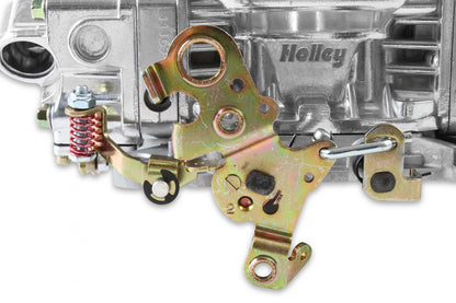 Double Pumper Carburetor 600 CFM 4150 Mechanical Secondaries Shiny Gasoline Holley-2