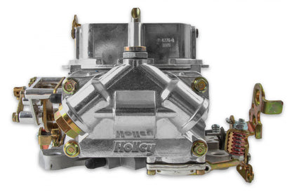 Double Pumper Carburetor 600 CFM 4150 Mechanical Secondaries Shiny Gasoline Holley-3