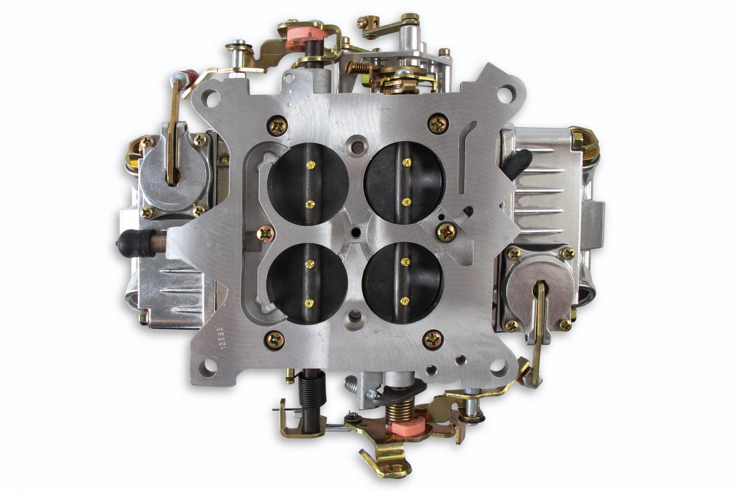 Double Pumper Carburetor 600 CFM 4150 Mechanical Secondaries Shiny Gasoline Holley-8