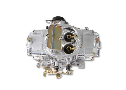 Aluminum Double Pumper Carburetor 650 CFM 4150 Mechanical Secondaries Shiny Gasoline Holley-1