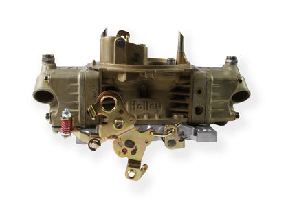 Classic Double Pumper Carburetor 750 CFM 4150 Mechanical Secondaries Gold Dichromate Gasoline Holley-2