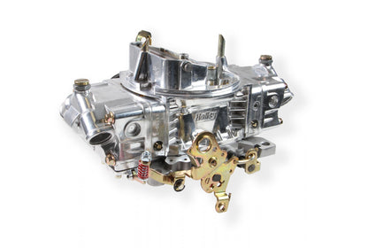 Aluminum Double Pumper Carburetor 750 CFM 4150 Mechanical Secondaries Shiny Gasoline Holley-2