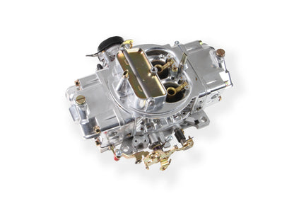 Aluminum Double Pumper Carburetor 750 CFM 4150 Mechanical Secondaries Shiny Gasoline Holley-5