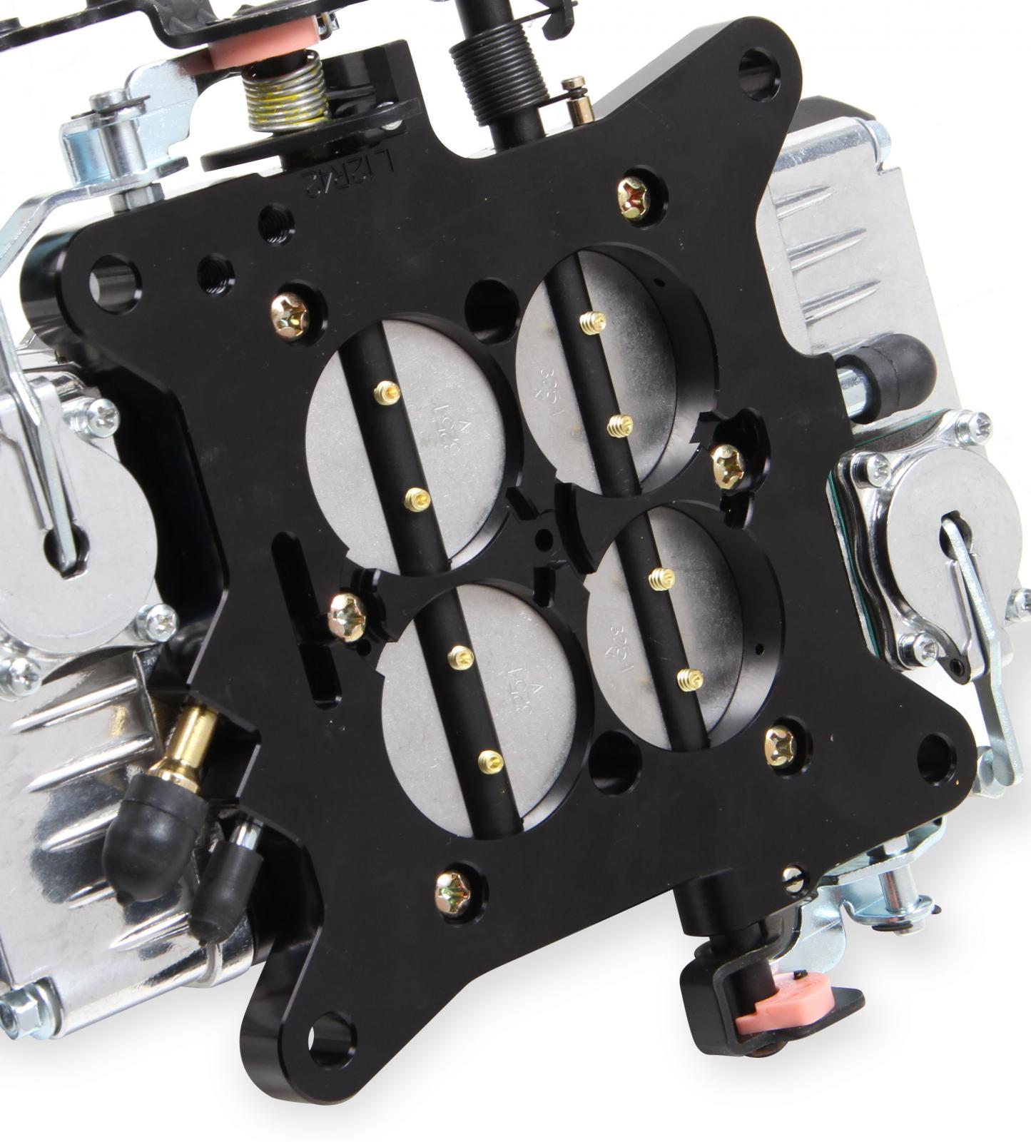 Track Warrior Carburetor 650 CFM 4150 Mechanical Secondaries Shiny Gasoline Holley-2