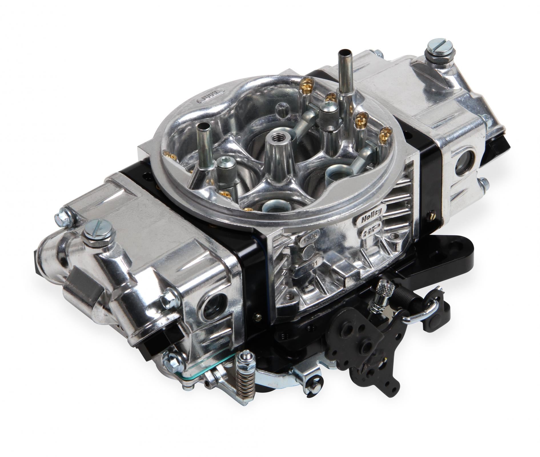 Track Warrior Carburetor 850 CFM 4150 Mechanical Secondaries Shiny Gasoline Holley