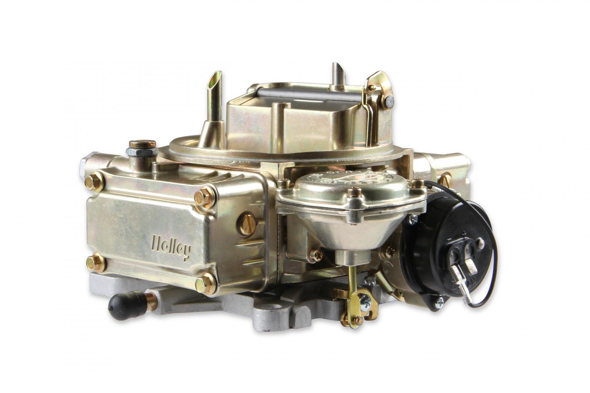 Classic Carburetor 390 CFM 4160 Vacuum Secondaries Gold Dichromate Gasoline Holley-3