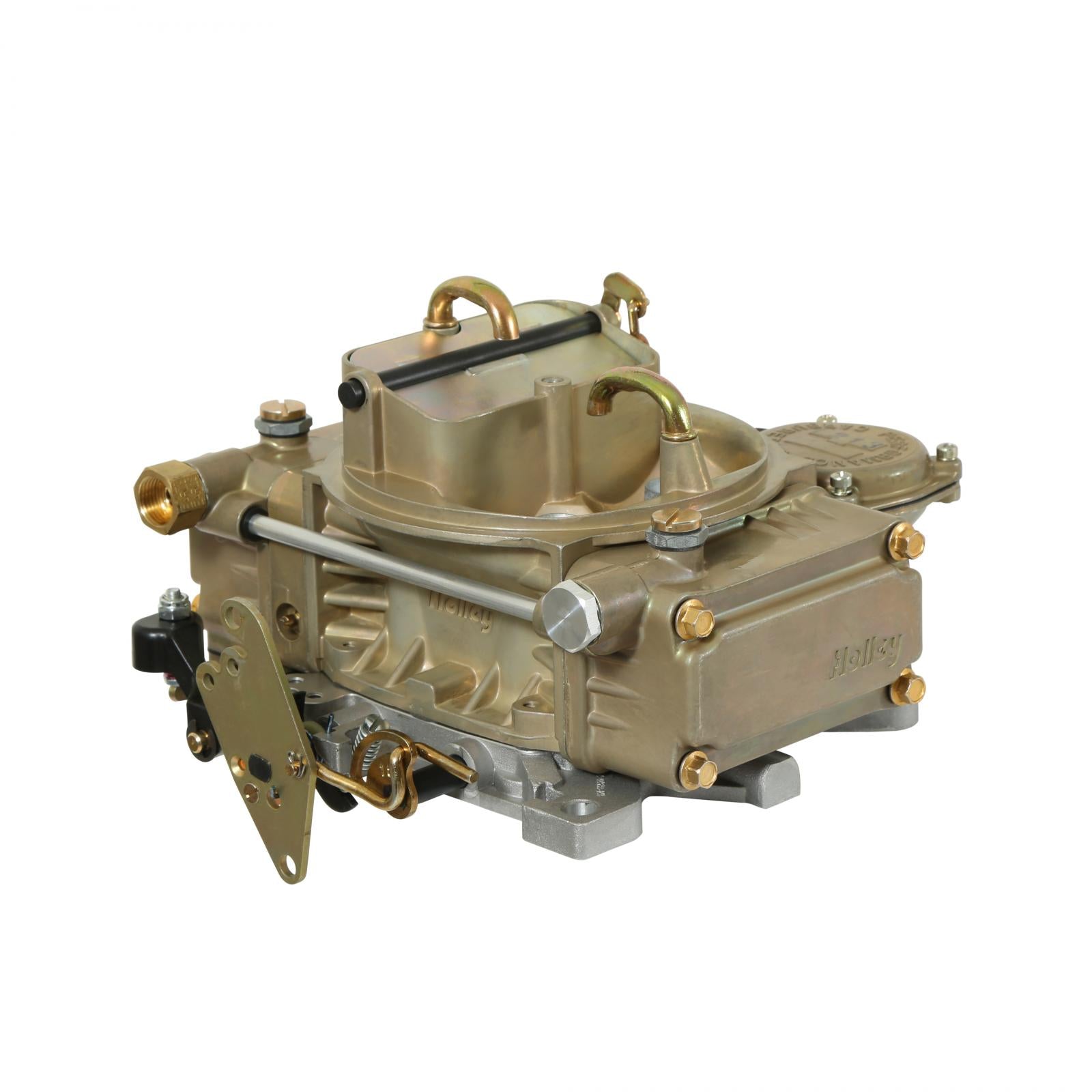 Marine Carburetor 600 CFM 4160 Vacuum Secondaries Gold Dichromate Gasoline Holley-3