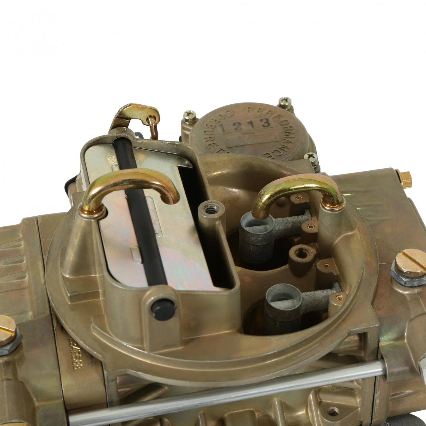 Marine Carburetor 600 CFM 4160 Vacuum Secondaries Gold Dichromate Gasoline Holley-5