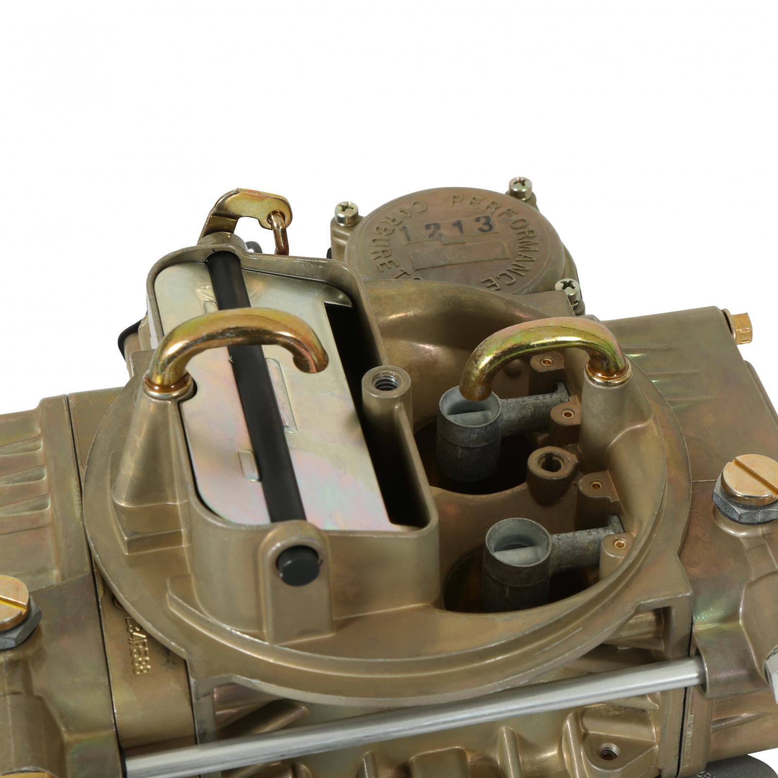 Marine Carburetor 600 CFM 4160 Vacuum Secondaries Gold Dichromate Gasoline Holley-5