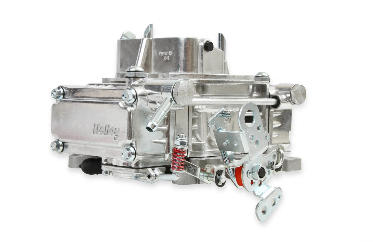 Street Warrior Model 4160 Carburetor 600 CFM 4160 Vacuum Secondaries Shiny Gasoline Holley-12