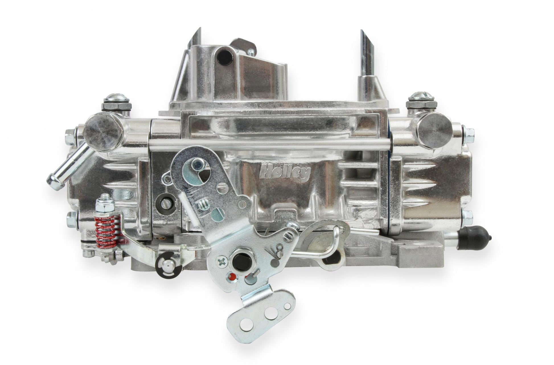 Street Warrior Model 4160 Carburetor 600 CFM 4160 Vacuum Secondaries Shiny Gasoline Holley-5
