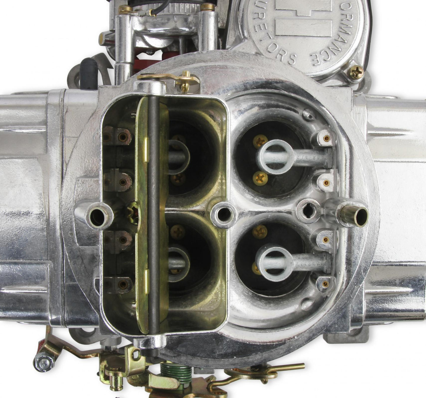 Classic Carburetor 600 CFM 4160 Vacuum Secondaries Shiny Gasoline Holley-4
