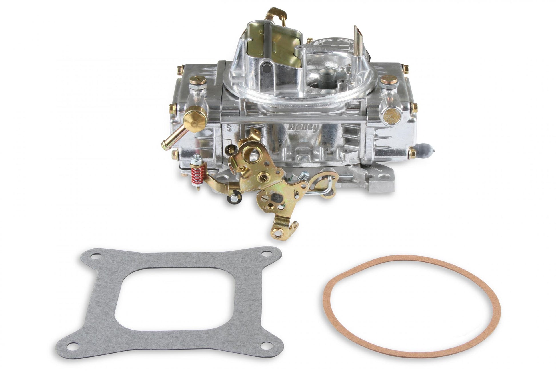 Classic Carburetor 750 CFM 4160 Fuel Inlet Single Vacuum Secondaries Choke Type Electric Shiny Gasoline Holley-1