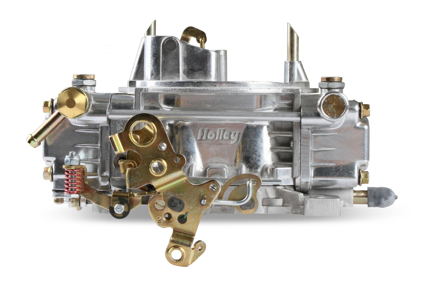 Classic Carburetor 750 CFM 4160 Fuel Inlet Single Vacuum Secondaries Choke Type Electric Shiny Gasoline Holley-4