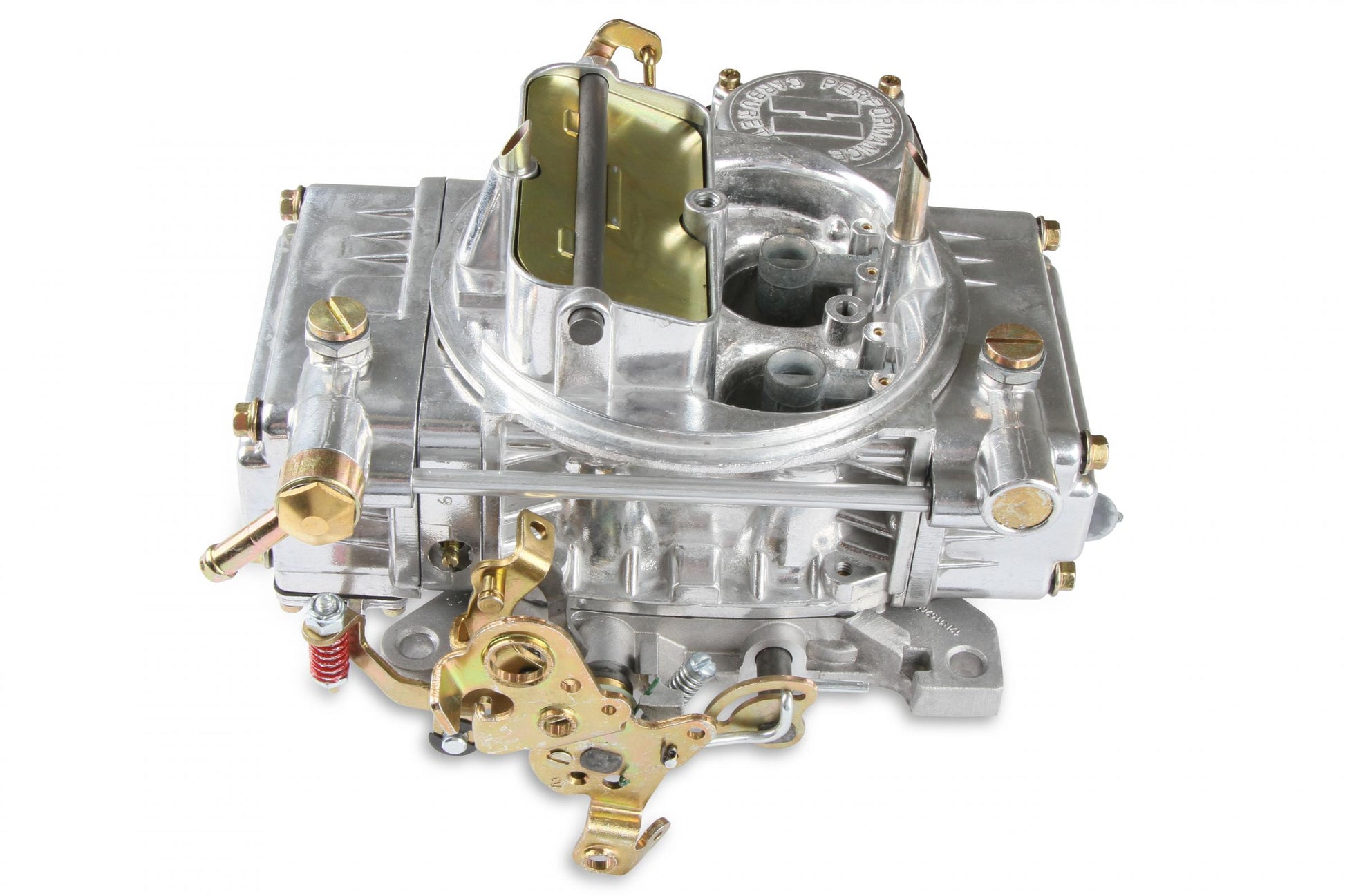 Classic Carburetor 750 CFM 4160 Fuel Inlet Single Vacuum Secondaries Choke Type Electric Shiny Gasoline Holley-5