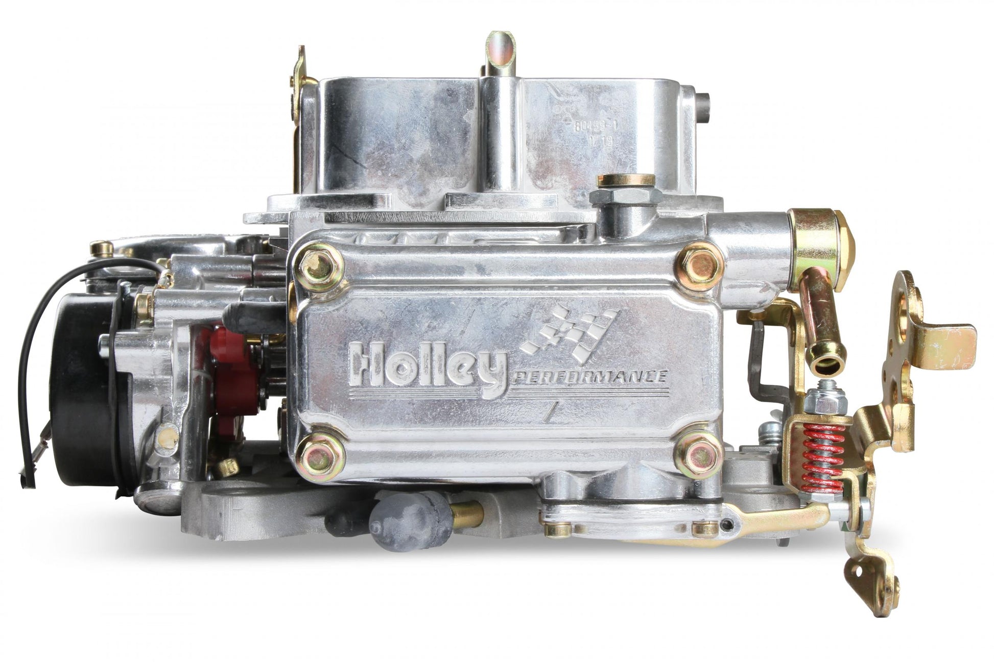 Classic Carburetor 750 CFM 4160 Fuel Inlet Single Vacuum Secondaries Choke Type Electric Shiny Gasoline Holley-6