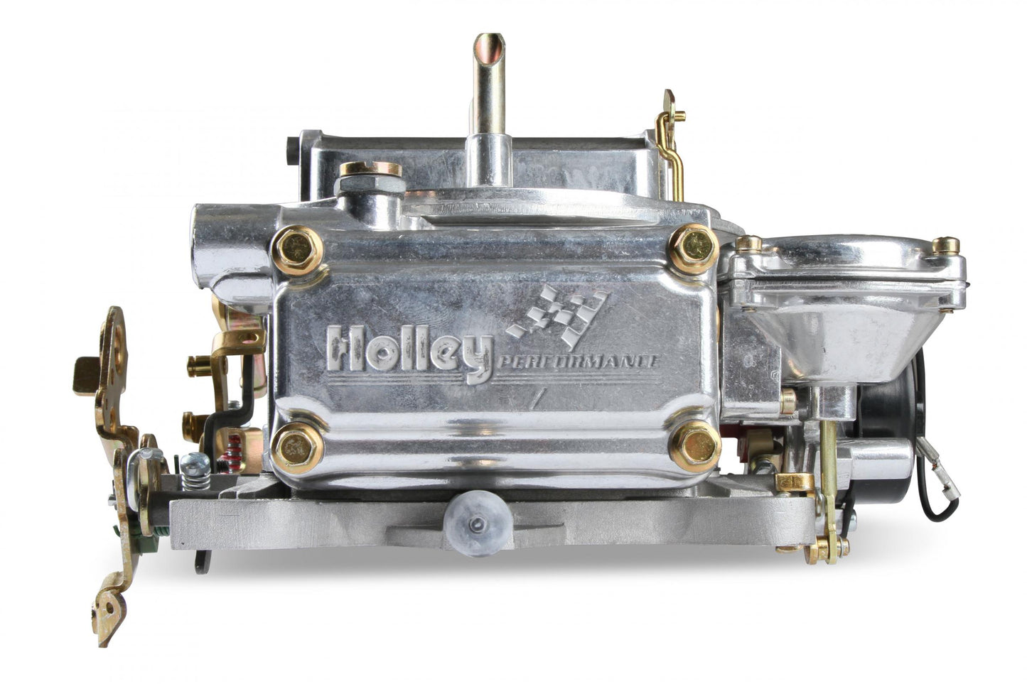 Classic Carburetor 750 CFM 4160 Fuel Inlet Single Vacuum Secondaries Choke Type Electric Shiny Gasoline Holley-7