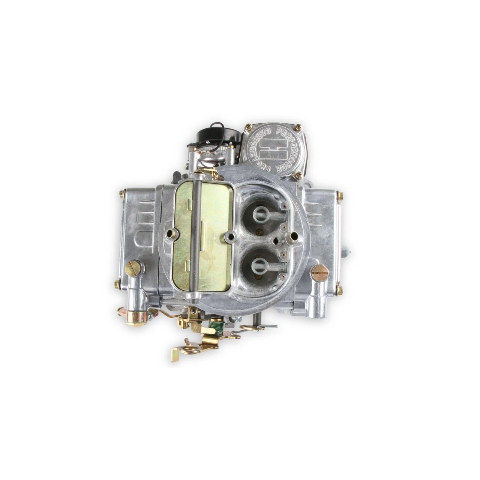 Classic Carburetor 750 CFM 4160 Fuel Inlet Single Vacuum Secondaries Choke Type Electric Shiny Gasoline Holley-9