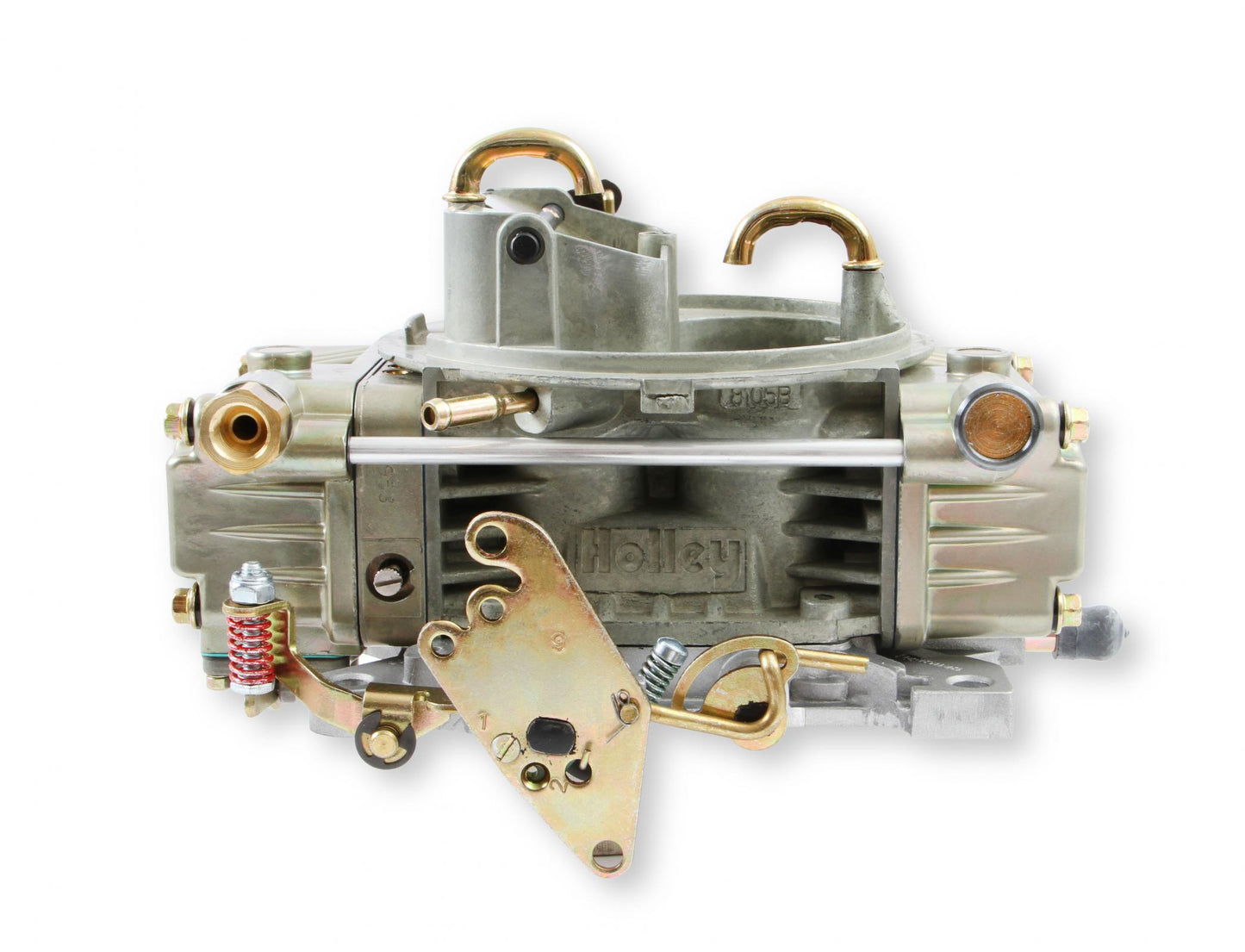 Marine Carburetor Aluminum 600 CFM 4160 Vacuum Secondaries Gold Dichromate Gasoline Holley-4